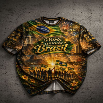 Sublimition Drop Shoulder T-Shirt For Men