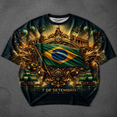 Sublimition Drop Shoulder T-Shirt For Men