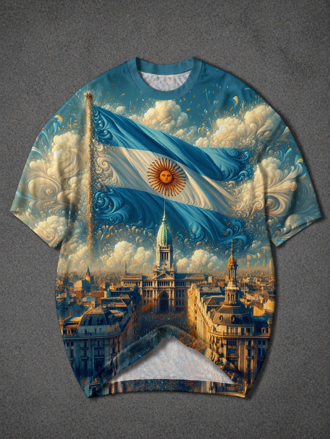 Sublimition Drop Shoulder T-Shirt For Men