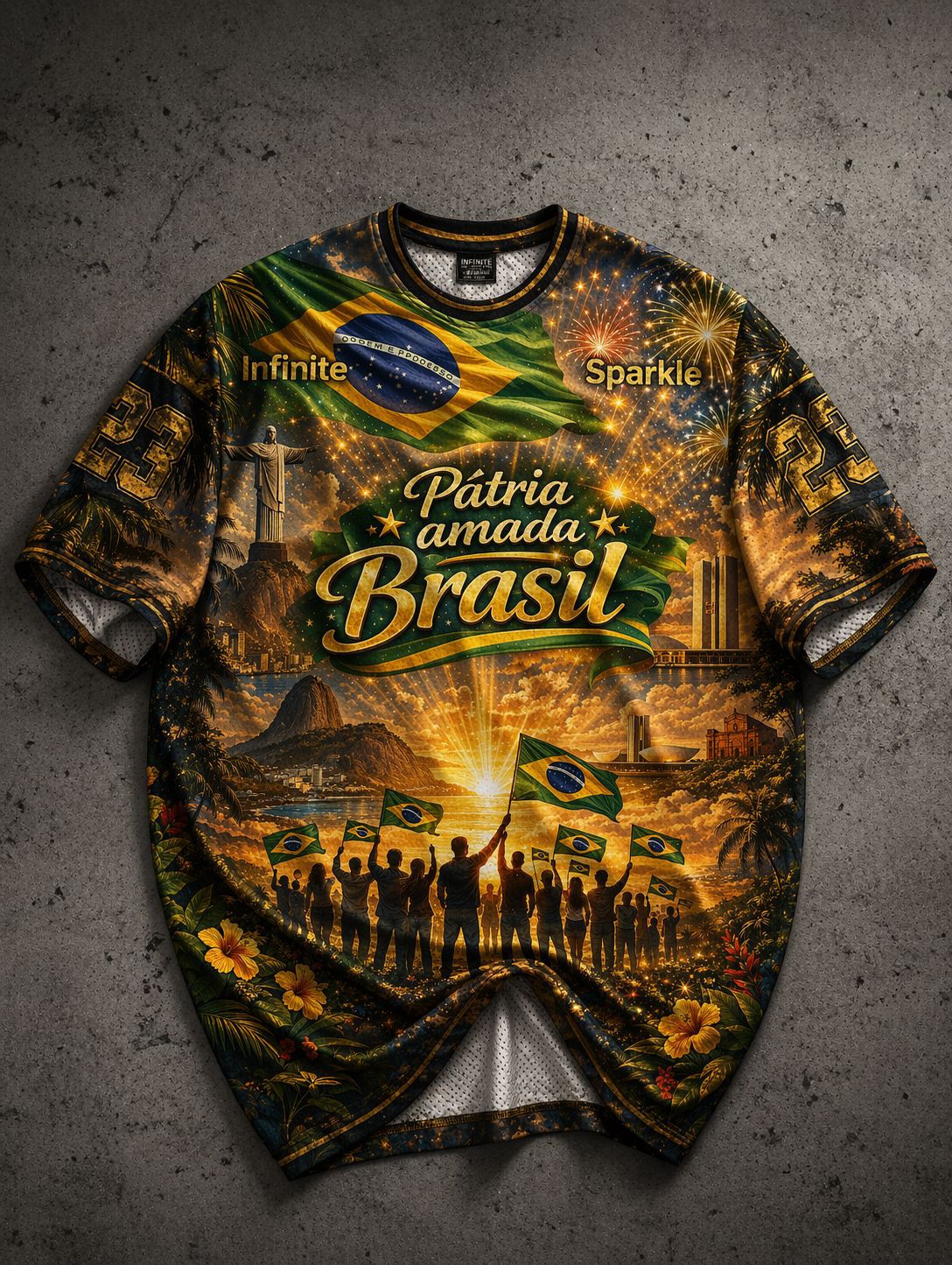 Sublimition Drop Shoulder T-Shirt For Men