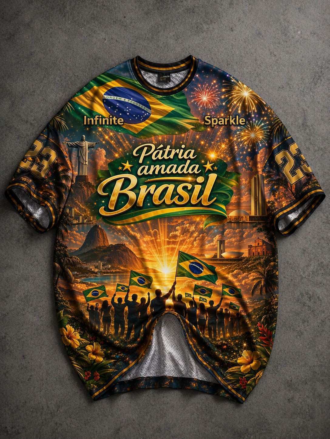 Sublimition Drop Shoulder T-Shirt For Men