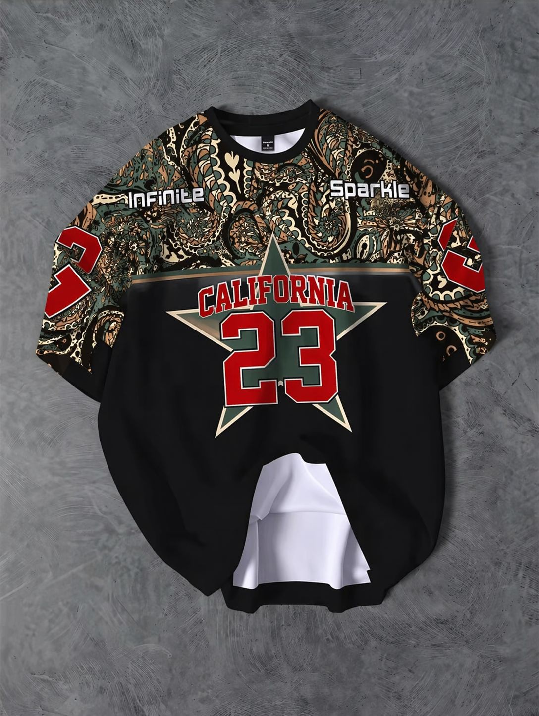 Sublimition Drop Shoulder T-Shirt For Men