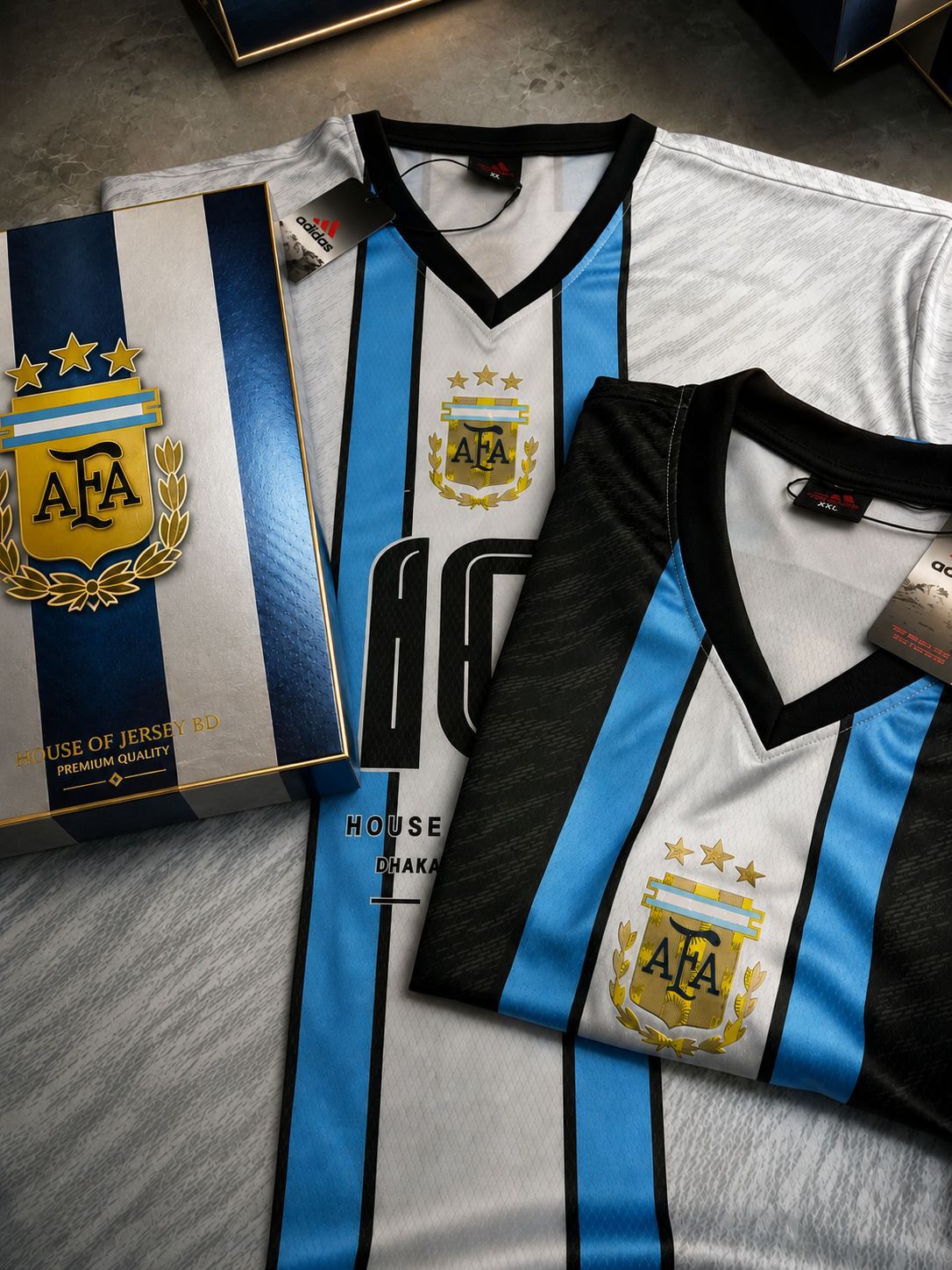 Argentina Combo drop shoulder tshirt