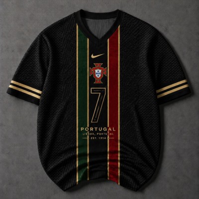 Portugal Fan jersey Black