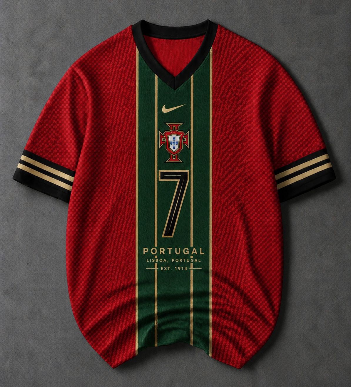 Portugal Fan jersey Maroon