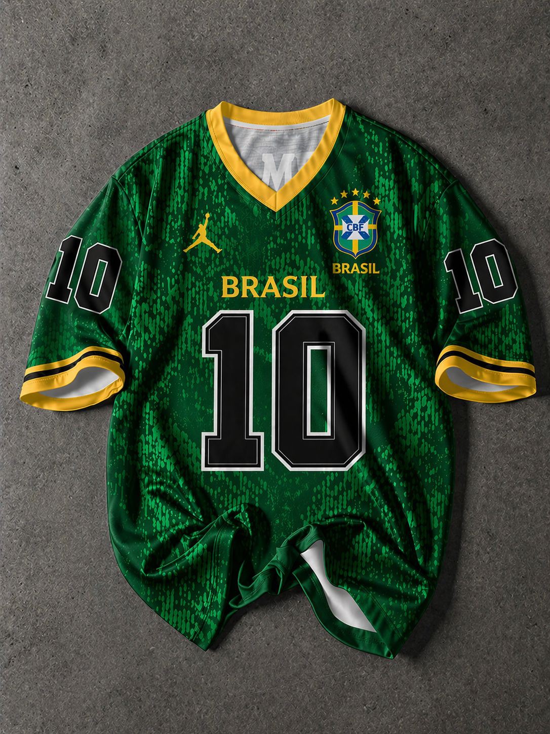 Brazil Fan jersey for men green