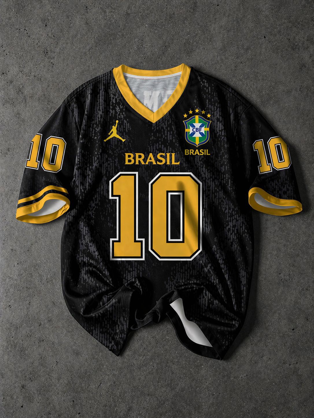 Brazil Fan jersey for men black