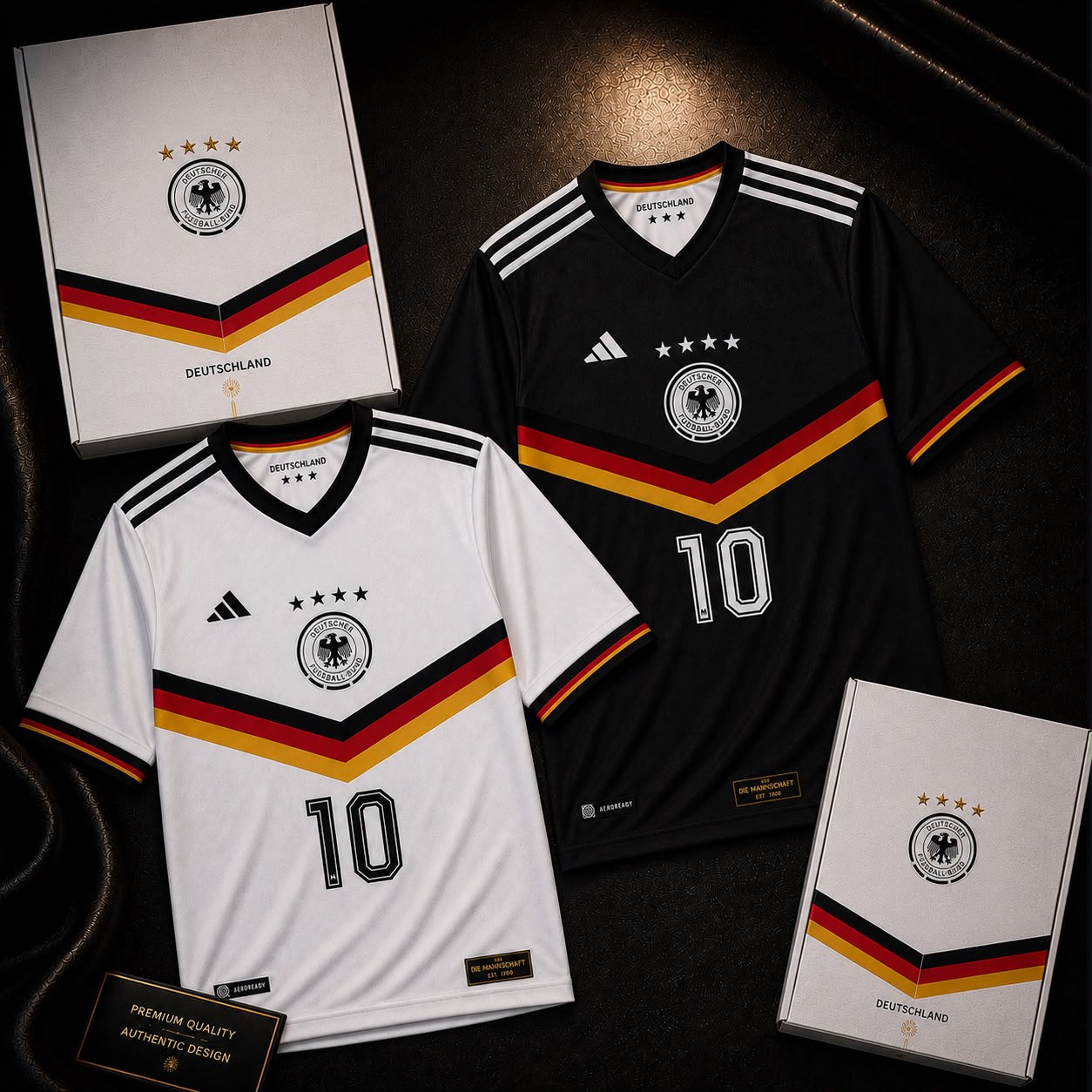 Germany Fan jersey for men Combo white and black